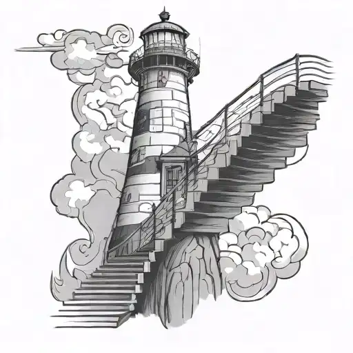 Light House With Stair Case