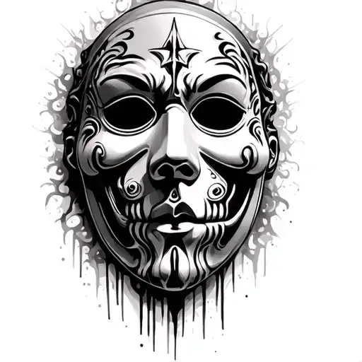 Bipolar Disorder Theater Mask