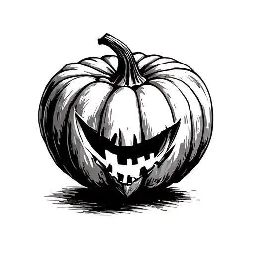 Sewn Patch Of A Pumpkin Shaped As A Heart