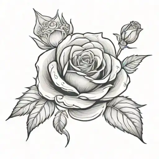 Tevin Jamie With A Rose Growing