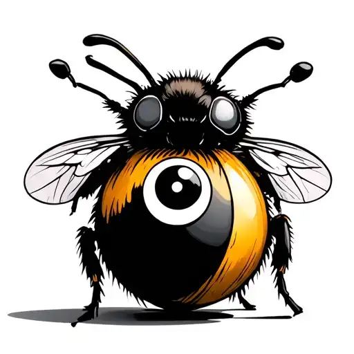 Magic 8 Ball Painted To Look Like A Cute Bumble Bee