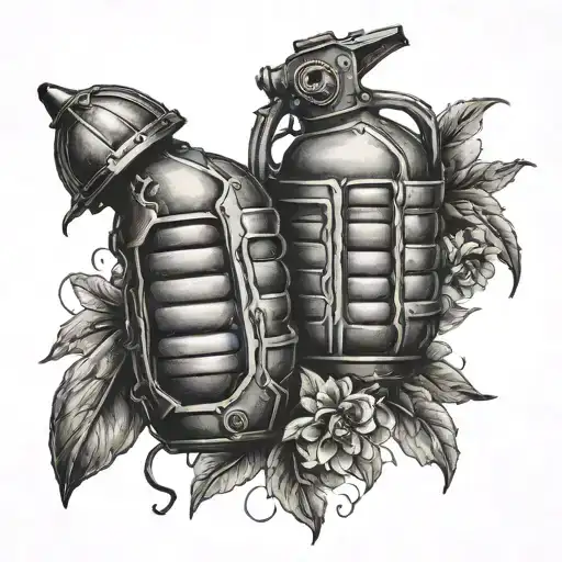 Grenade Mixed Together Gemini Sign