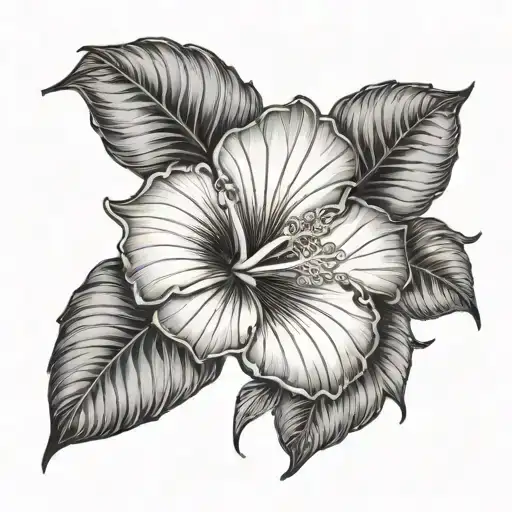 Lanuk In Hibiscus Flower