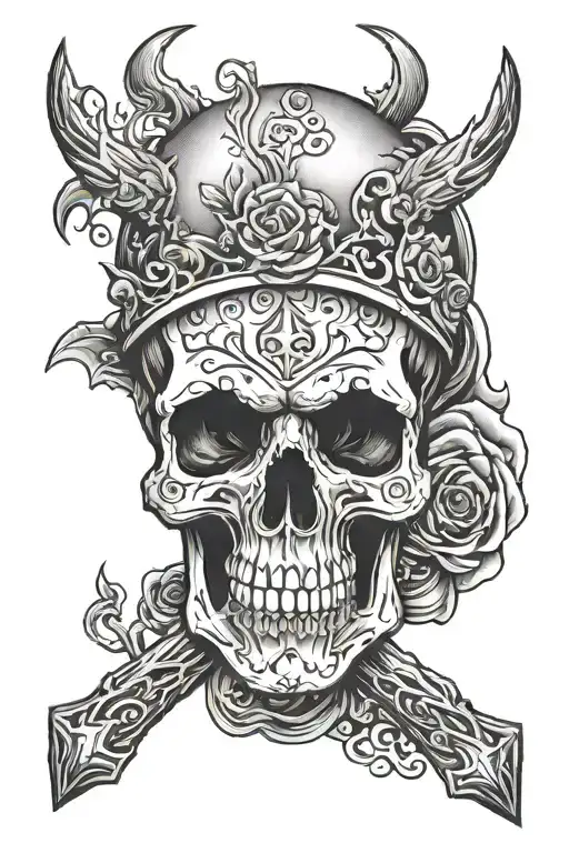 Shane In Skull Surrounded