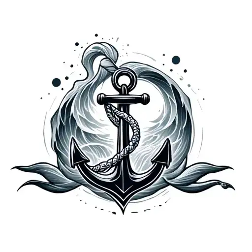 Coordinate With Wave And Anchor Connected