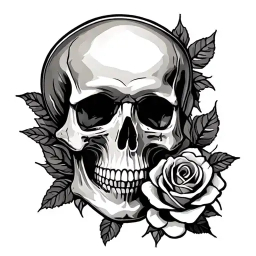Skull An Roses