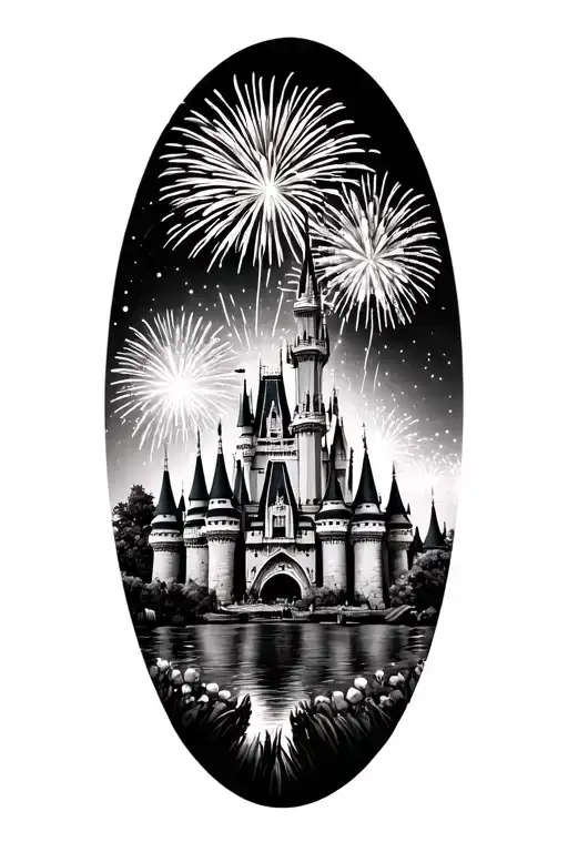 Disney World With Fireworks