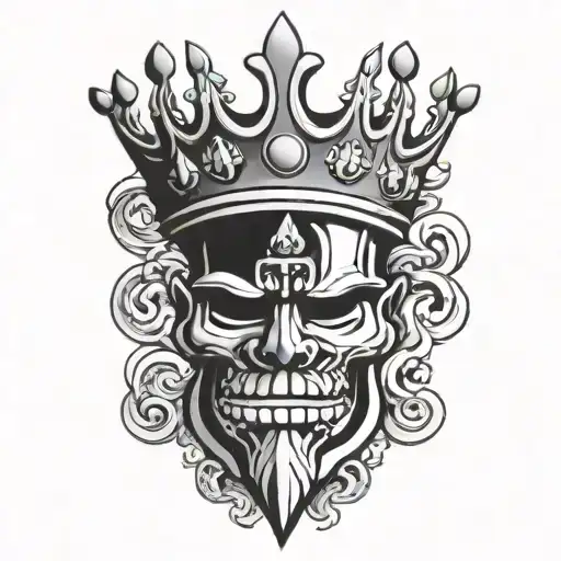 Don Side Kings With A King Crown Om Top Of The Letters