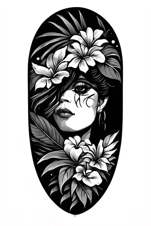 Hawaiian Mixed With Jamaikan Design Combining Elements