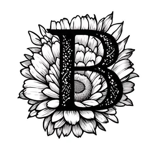 Marigold With The Letter B