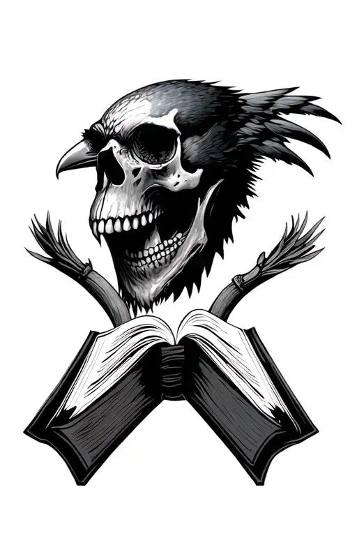 Corbeau Skull Book