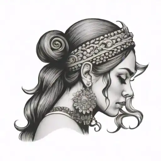 Gypsy Girl Side Profile