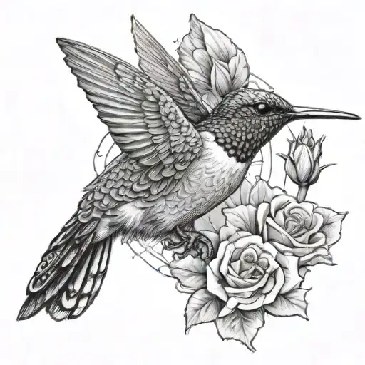 Colibri Realistic Portrait