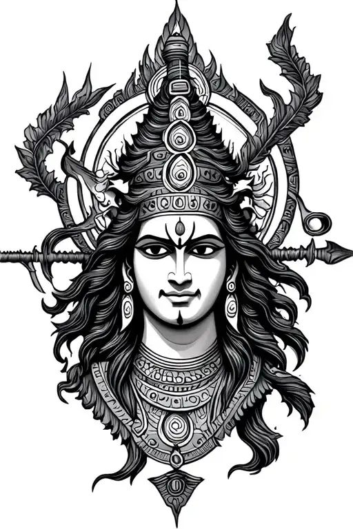Lord Shiva Trishul