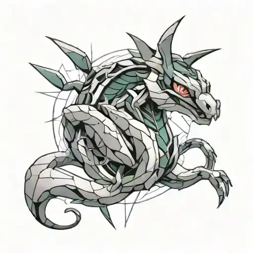 Rayquaza Pokemon Collarbone