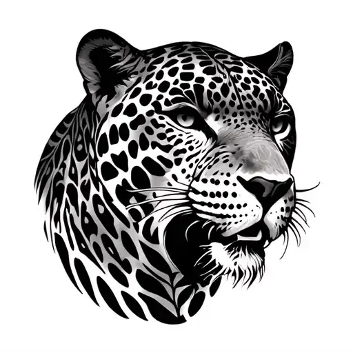 Full Jaguar Jungle Scene