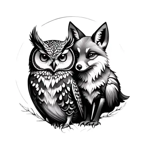 Owl And Fox