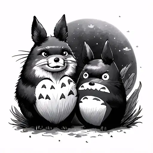 Fox And Totoro