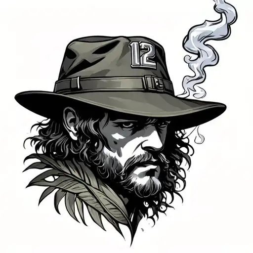 Number 12 Army Jungle Hat & Smoking