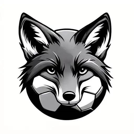 Soccer Ball With Fox