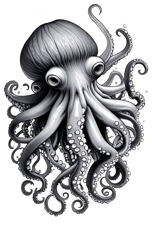 Anemone Octopus Holding