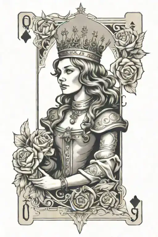 Tarot Queen Card Queen