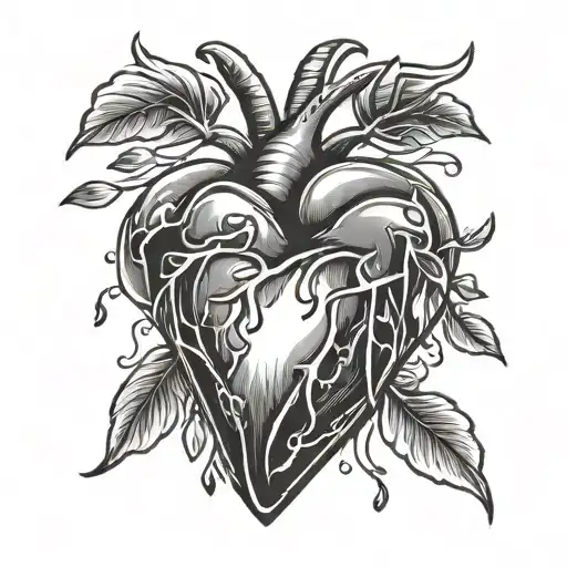 Heart With Footprint 01