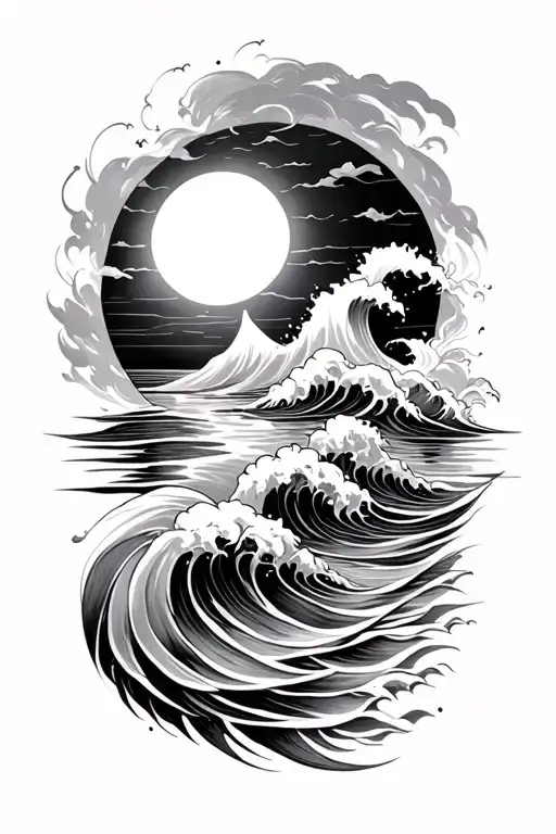 Lucentum And A Little Sun Or Sea Waves