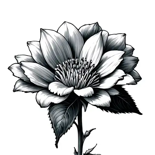 Mommaw On The Stem Of A Flower