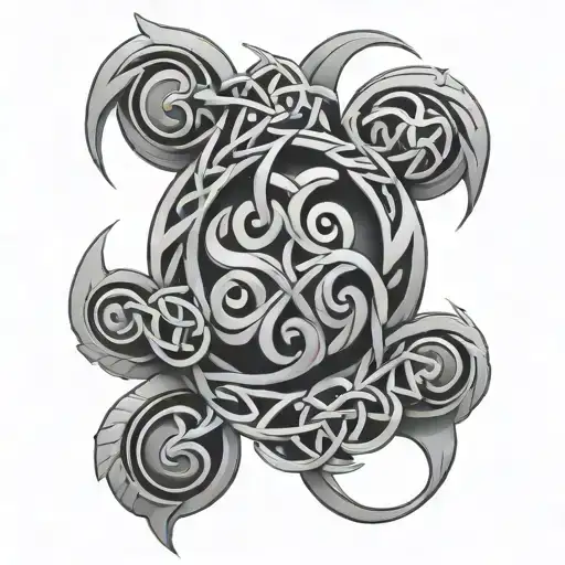 Celtic Pattern With Elements