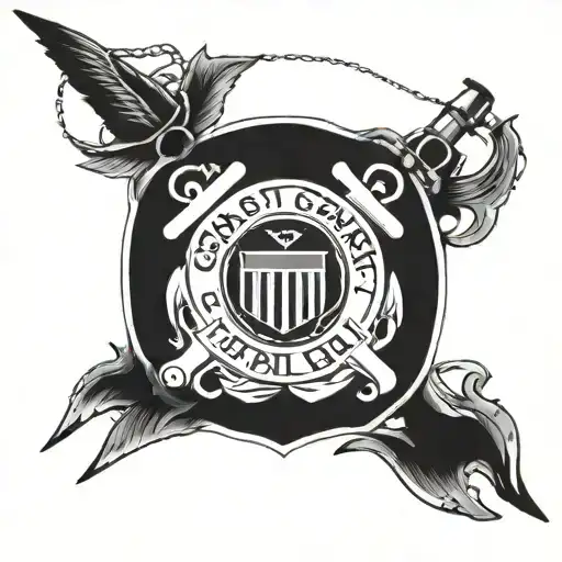 Coast Guard Tatto Design