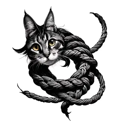 Combination Of Persian Patience And Rope