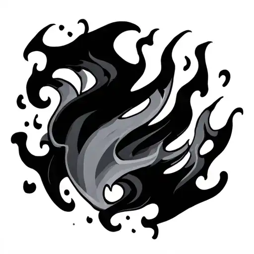 La Based Flames Background