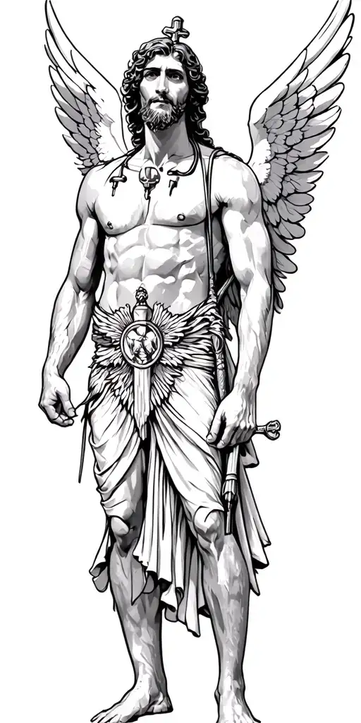 Medic With Archangel Michael And Icurus