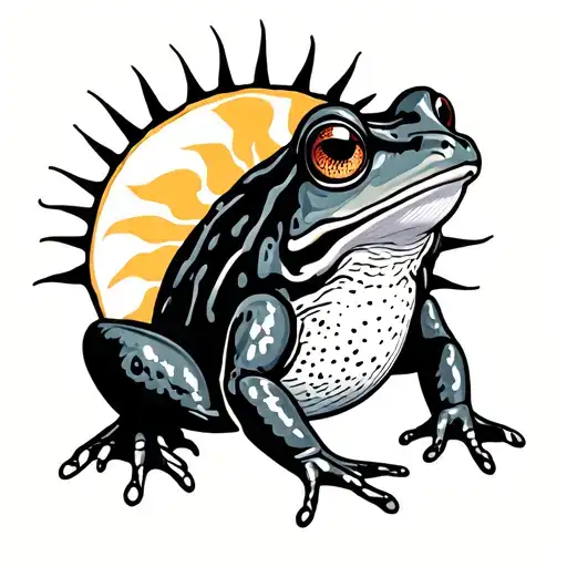 Vintage Sun And Froggy