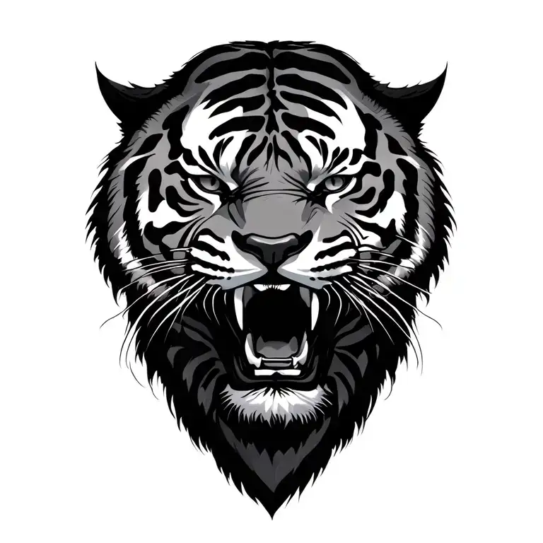 Chinese Character Tiger