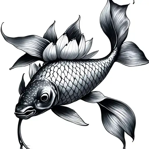 Lotus Koi Fish