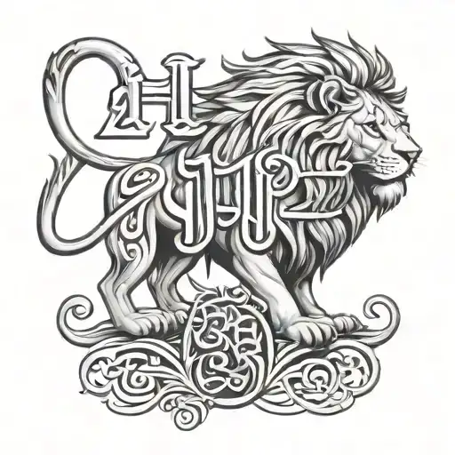 Arabic Letters Hamza As A Lion