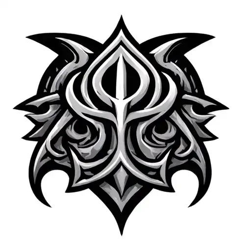 Till Valhalla Symbol With Intricate Norse