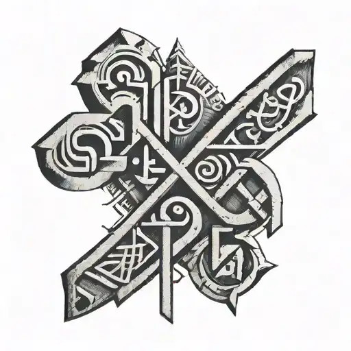 Nordic Runes Engraved