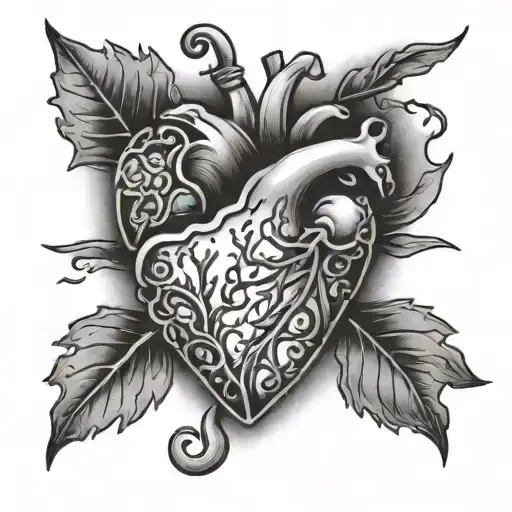 I Heartrail Roads Inside Of A Traditional Heart