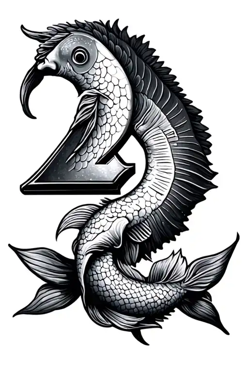 Pisces Symbol Number 22 Mary The Virgin Medal