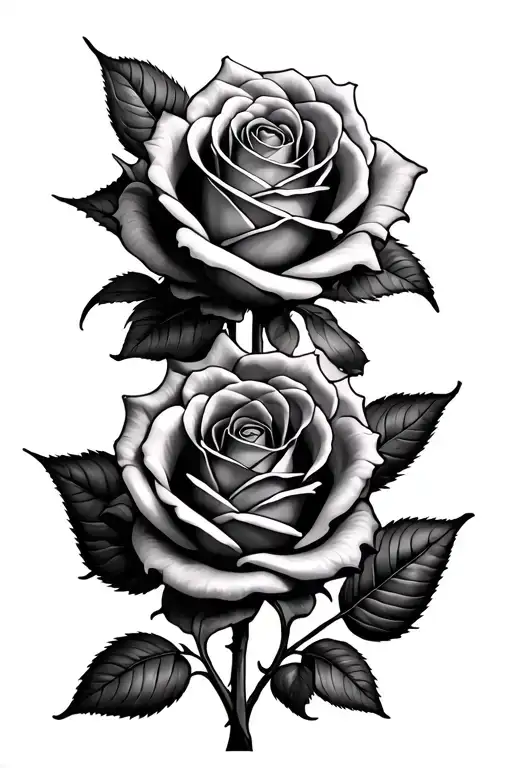 3 Roses With The Name Of 3 People