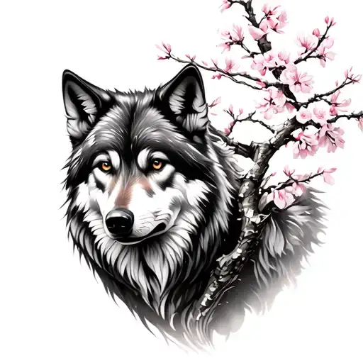 Wolf Cherry Blossom Tree