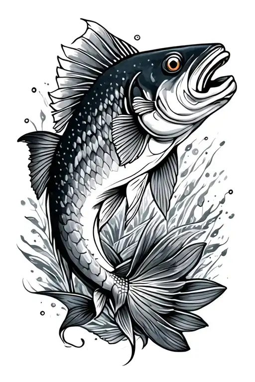 Native Fish In Missouri Leg Sleeve