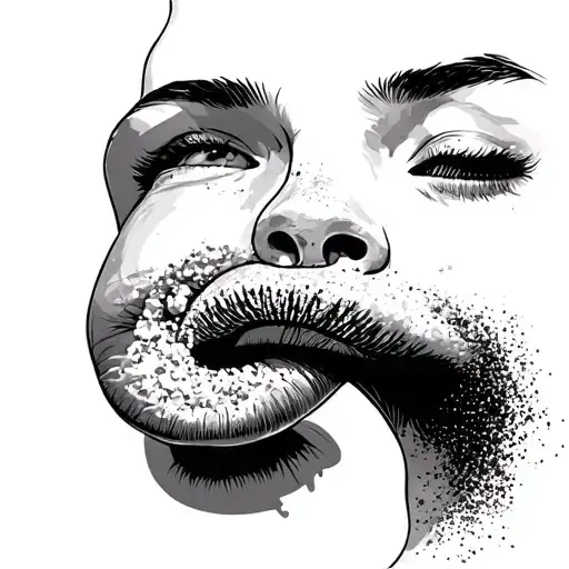 Nose Snorting Powder