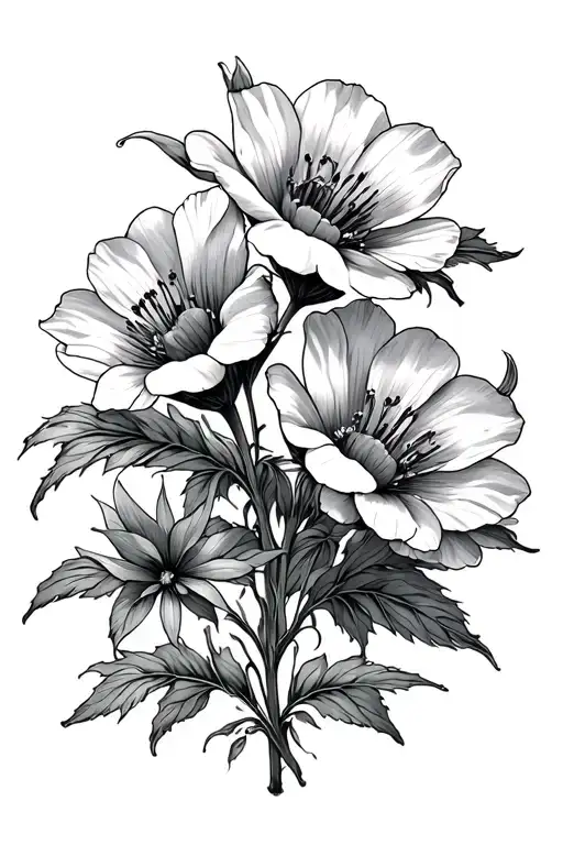 Birth Flowers Growing