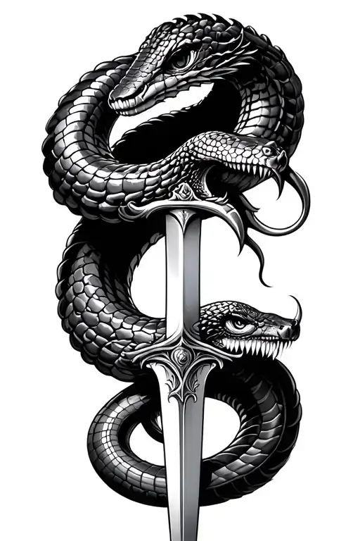 Cobra And Sword Piercing