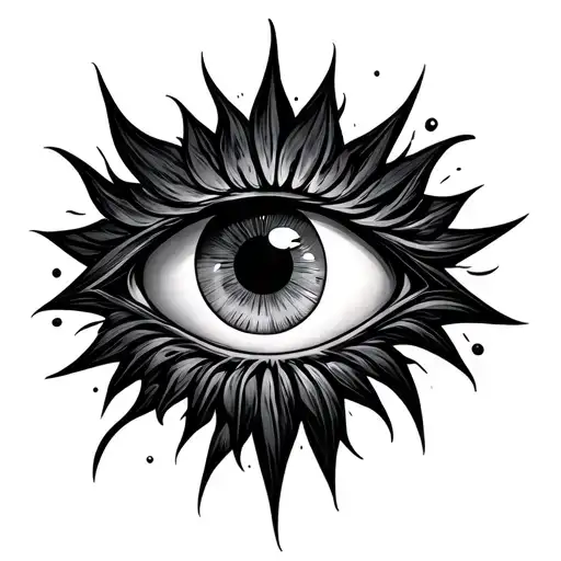 Evil Eye Symbol Integrated