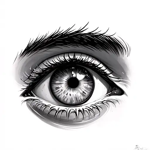 Eyebal With Teardrop